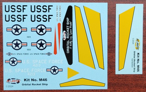 Atlantis 1:193 Space Force Orbital Rocket (Willy Ley) Kit AMCM46