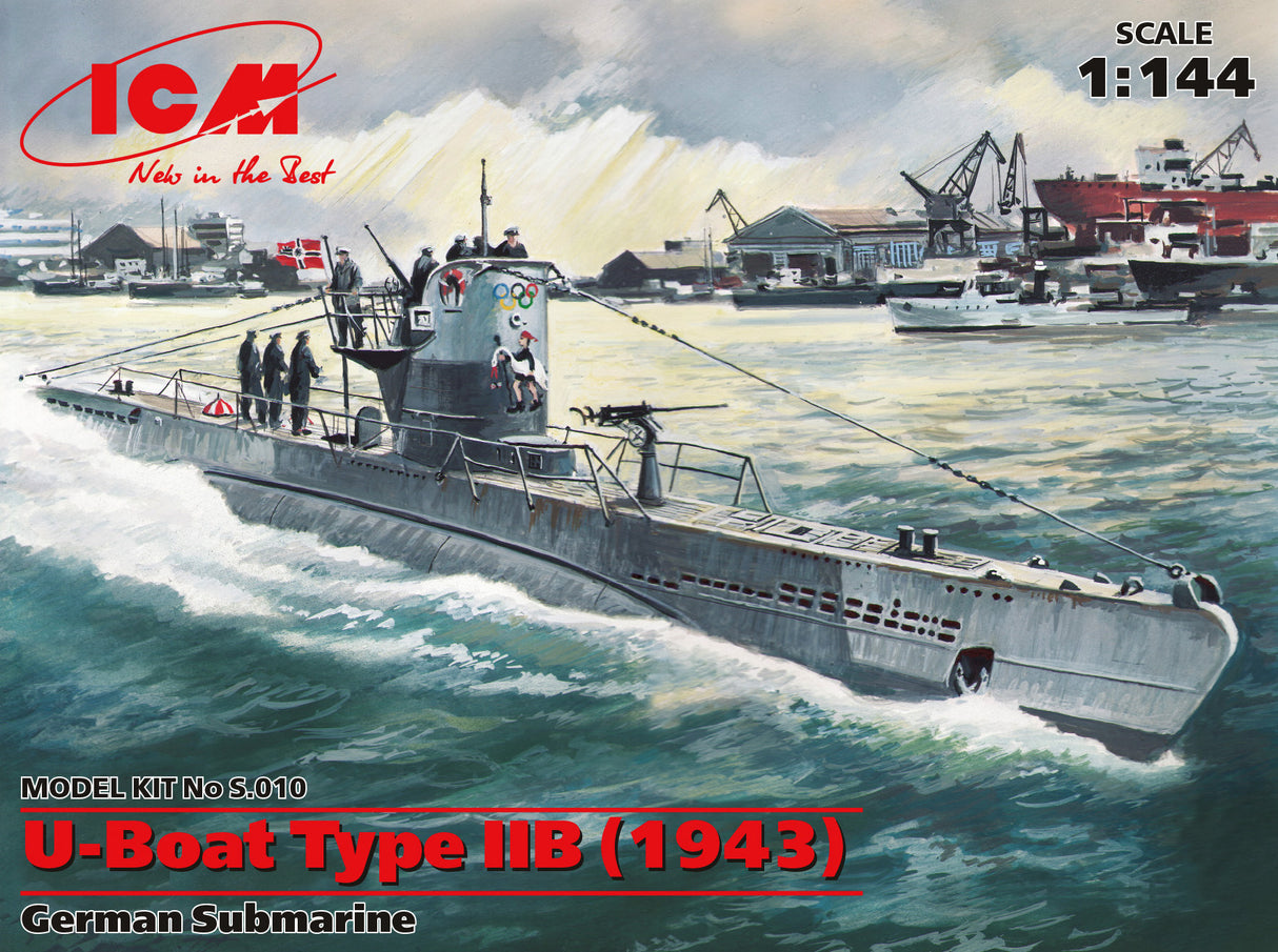 ICM 1/144 U-Boat Type IIB (1943) S.010