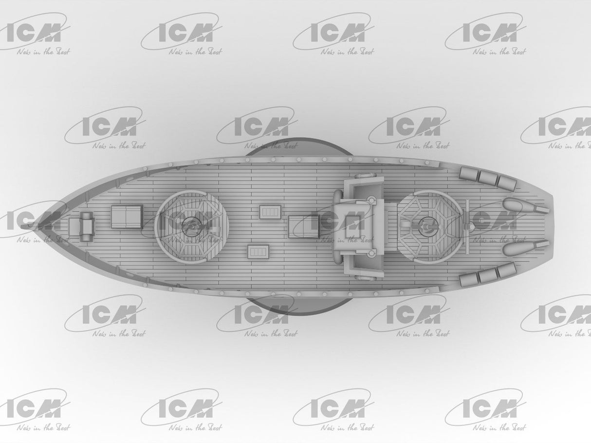 ICM 1/350 KFK Kriegsfischkutter kit S018