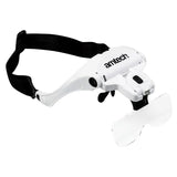 Amtech S2912 Hands-free multi-lens head magnifier with LED