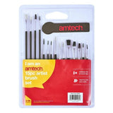 Amtech S4000 15 Piece art brush set