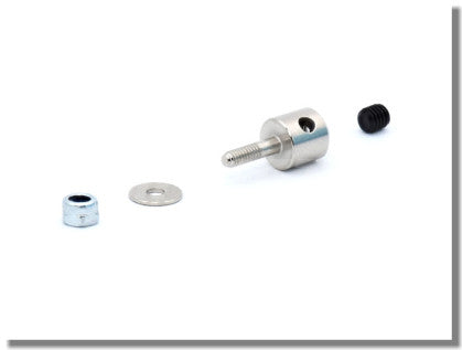 MP-Jet Screw-lock pushrod connector M2 for horn with thickness 2 mm (Pack of 2)