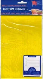 Becc Vinyl Lining - Wide - Yellow