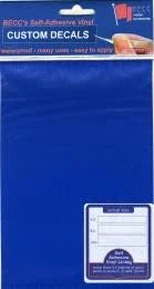 Becc Vinyl Lining - Wide - Blue