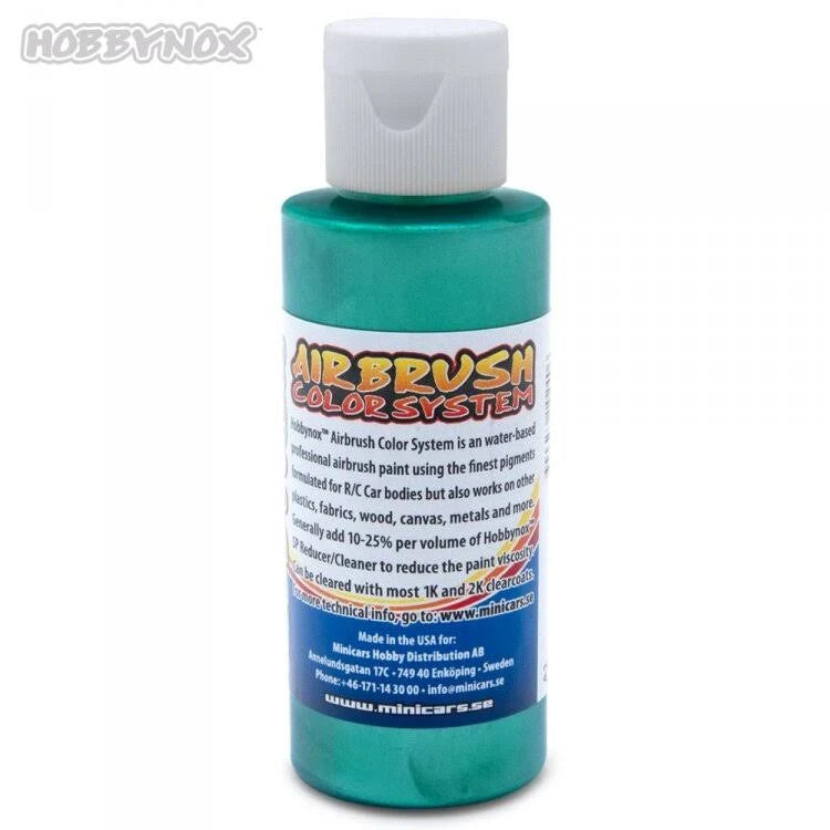 Hobbynox Airbrush Paint - Pearl Green 60ml