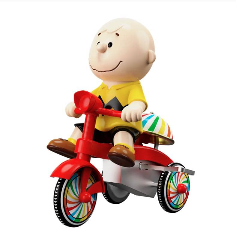 Super7 Super Cycles Peanuts - Charlie Brown (Yellow shirt with Red Trike)