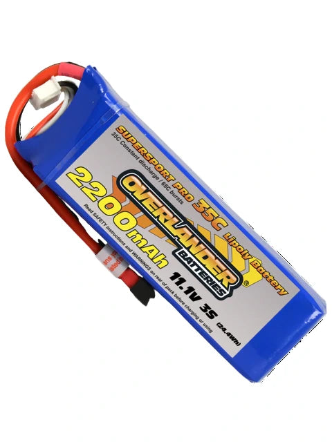 Supersport 2200mah 3s with Deans 35C - SECOND HAND - AS NEW