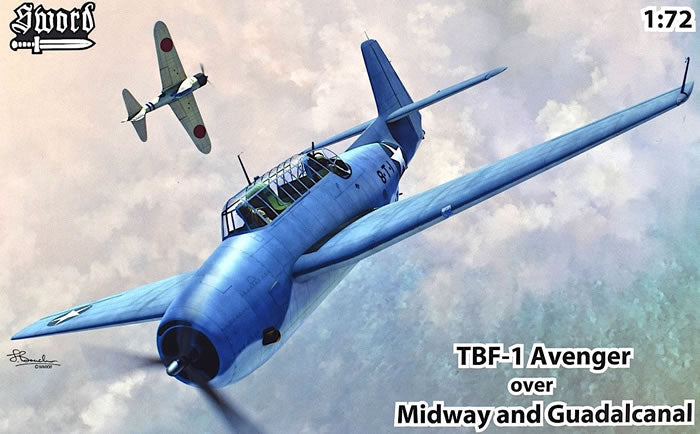 Sword 1/72 Grumman TBF-1 Avenger over Midway and Guadalcanal 72136