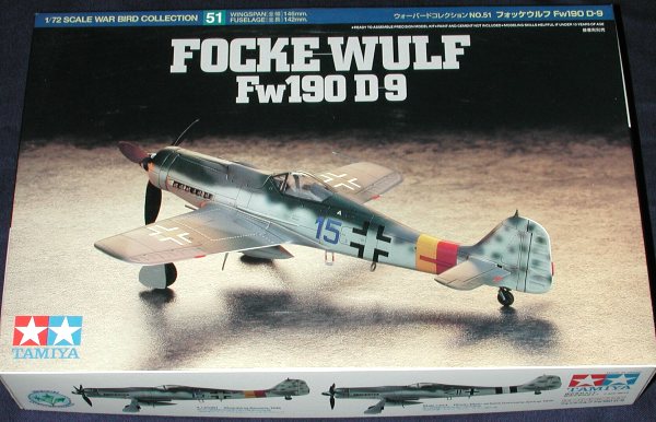 Tamiya 1/72  Focke Wulf Fw190 D-9 kit 60751