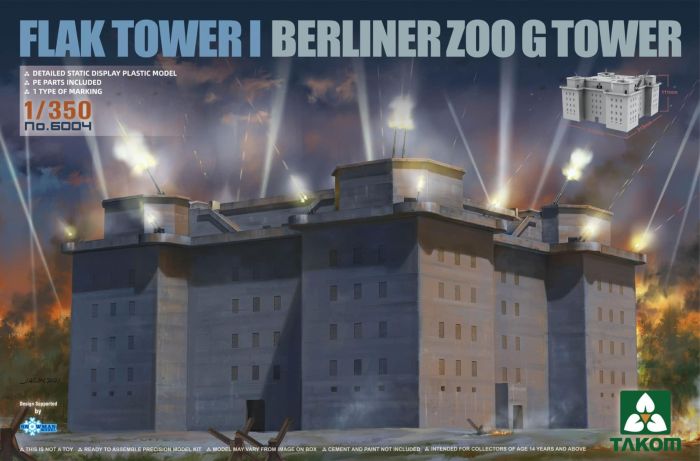 Takom 1/350 Berliner Zoo G Tower 06004