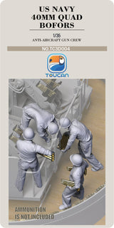 Toucan Models 1/35 U.S Navy Bofors Gun Crew Figure Set 4