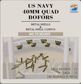 Toucan Models 1/35 U.S Navy Bofors Gun Metal Shells and Casings