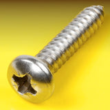 Pozi Pan Self Tapping Screw (AB) No.2 x 9.5mm in A2 Stainless - Pack 10