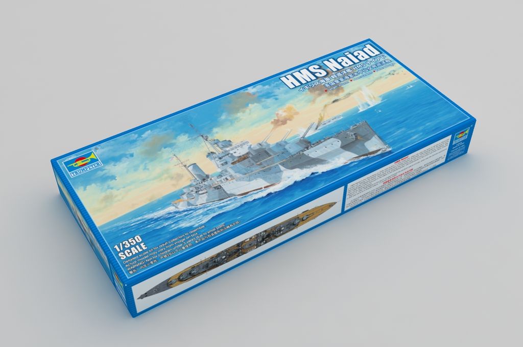 Trumpeter 1/350 H.M.S. Naiad Dido-class Light Cruiser # 05366