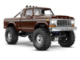 TRaxxas TRX-4M High Trail Edition Crawler with Ford F-150 Pickup Body (Brown)