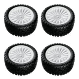 UDIRC Rally L - Tyres -A x4 (White wheel) UD1603-005A