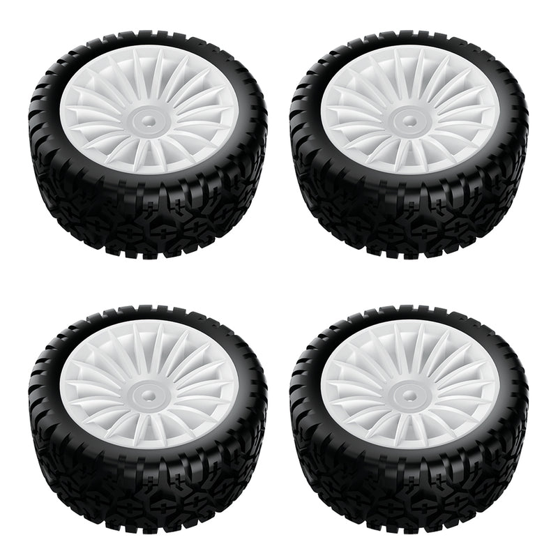 UDIRC Rally L - Tyres -A x4 (White wheel) UD1603-005A