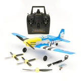 VOLANTEX P-51D MUSTANG V2 BLUE 4CH 400MM BRUSHED W/GYRO RTF V761-5V2B