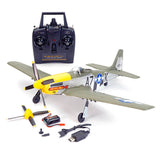 VOLANTEX P-51D MUSTANG GREEN 4CH 500MM BRUSHLESS w/GYRO RTF