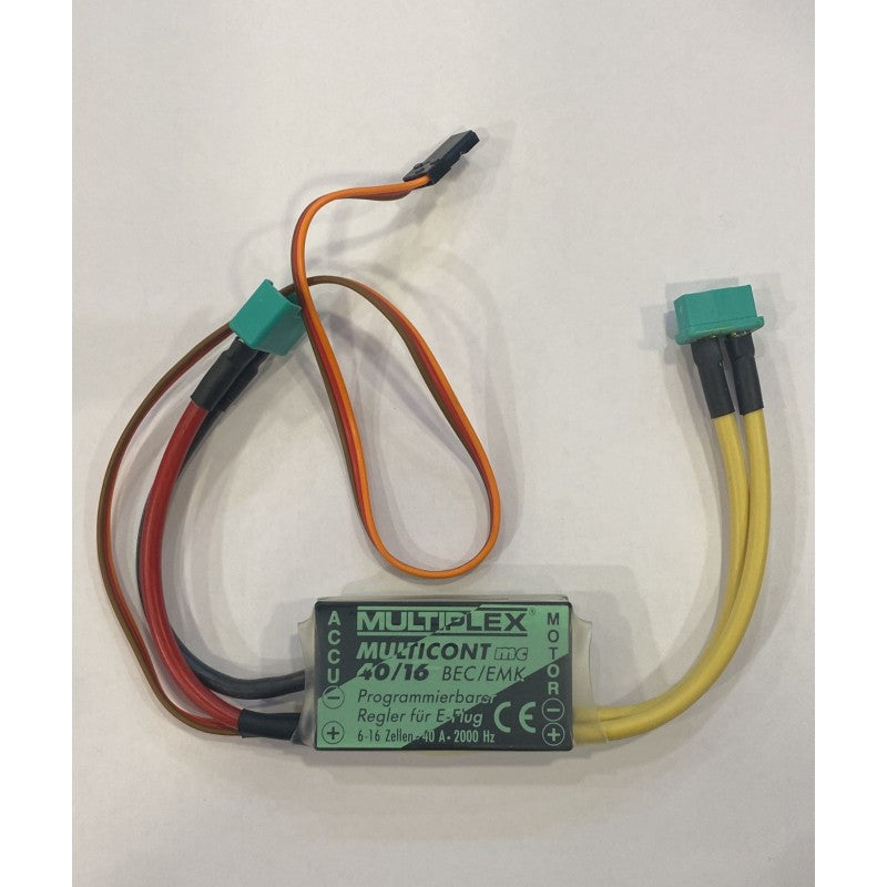 MULTIPLEX ESC 40 amp brushed  MULTICONTROL MC 40/16 BEC/EMK UNI 72253 (Box 79)