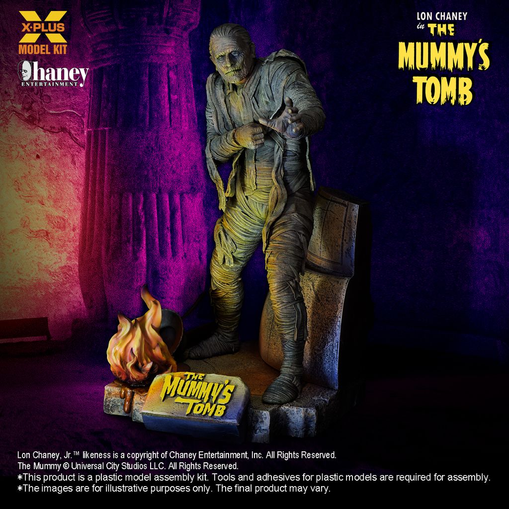 X PLUS 1/8 SCALE Lon Chaney as the The Mummys Tomb Kit