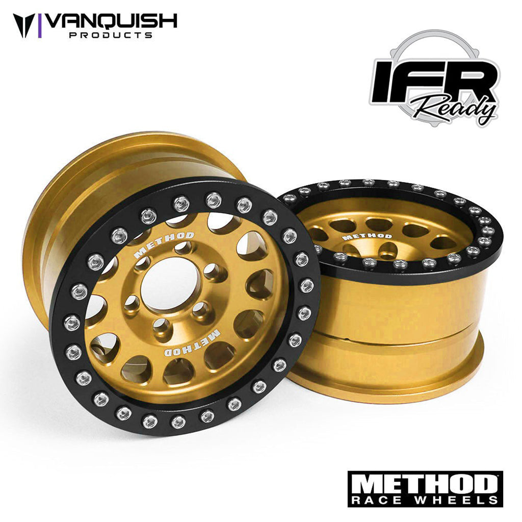 Vanquish Method 1.9 Race Wheel 105 Gold/Black pr