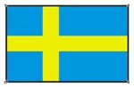 BECC Sweden National  Flag 50mm