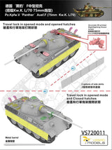 Vespid Models 1/72 Pz.Kpfw.V Panther Ausf.F (75mm Kw.K. L/70) 720011