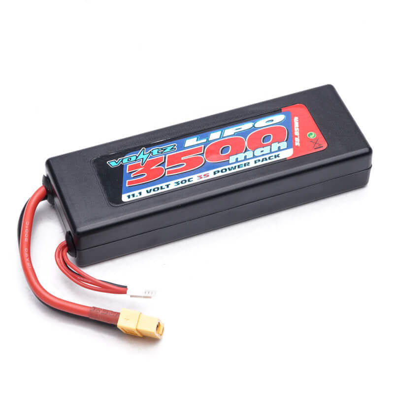 VOLTZ 3500mAh HARD CASE 11.1V 3S 30C LiPo BATTERY w/XT60 - Second Hand - as New