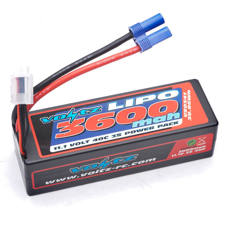 VOLTZ 3600mah HARD CASE 11.1V 3S 40C LIPO STICK VZ03412EC5