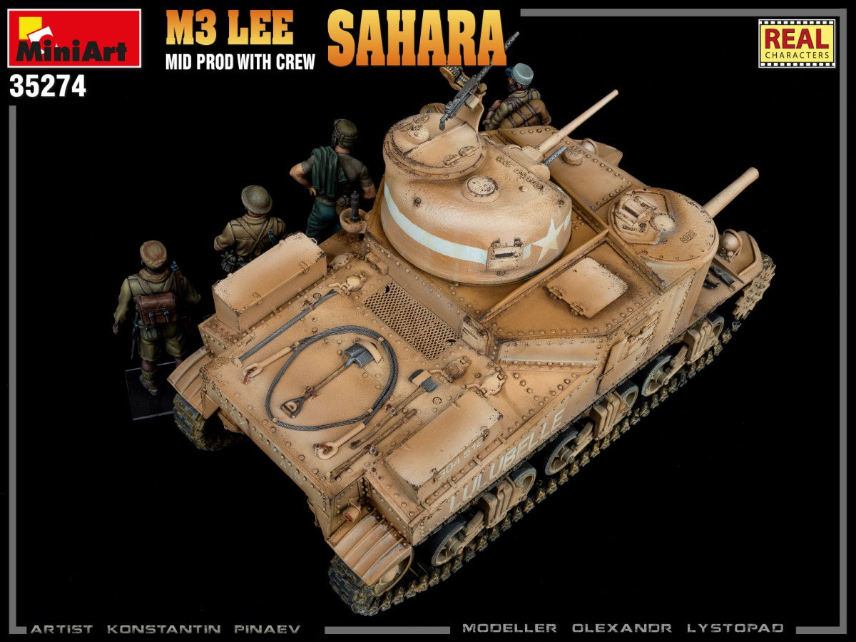 MiniArt 1:35 WWII M3 Lee - Sahara  version with crew 35274