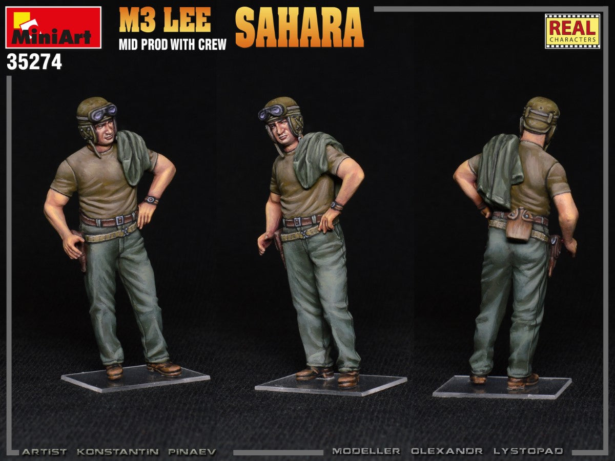 MiniArt 1:35 WWII M3 Lee - Sahara  version with crew 35274