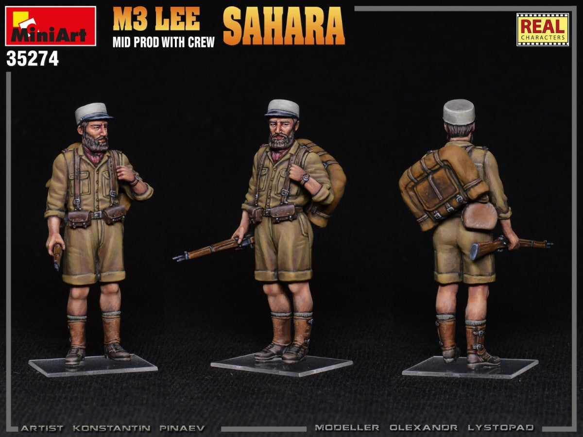 MiniArt 1:35 WWII M3 Lee - Sahara  version with crew 35274