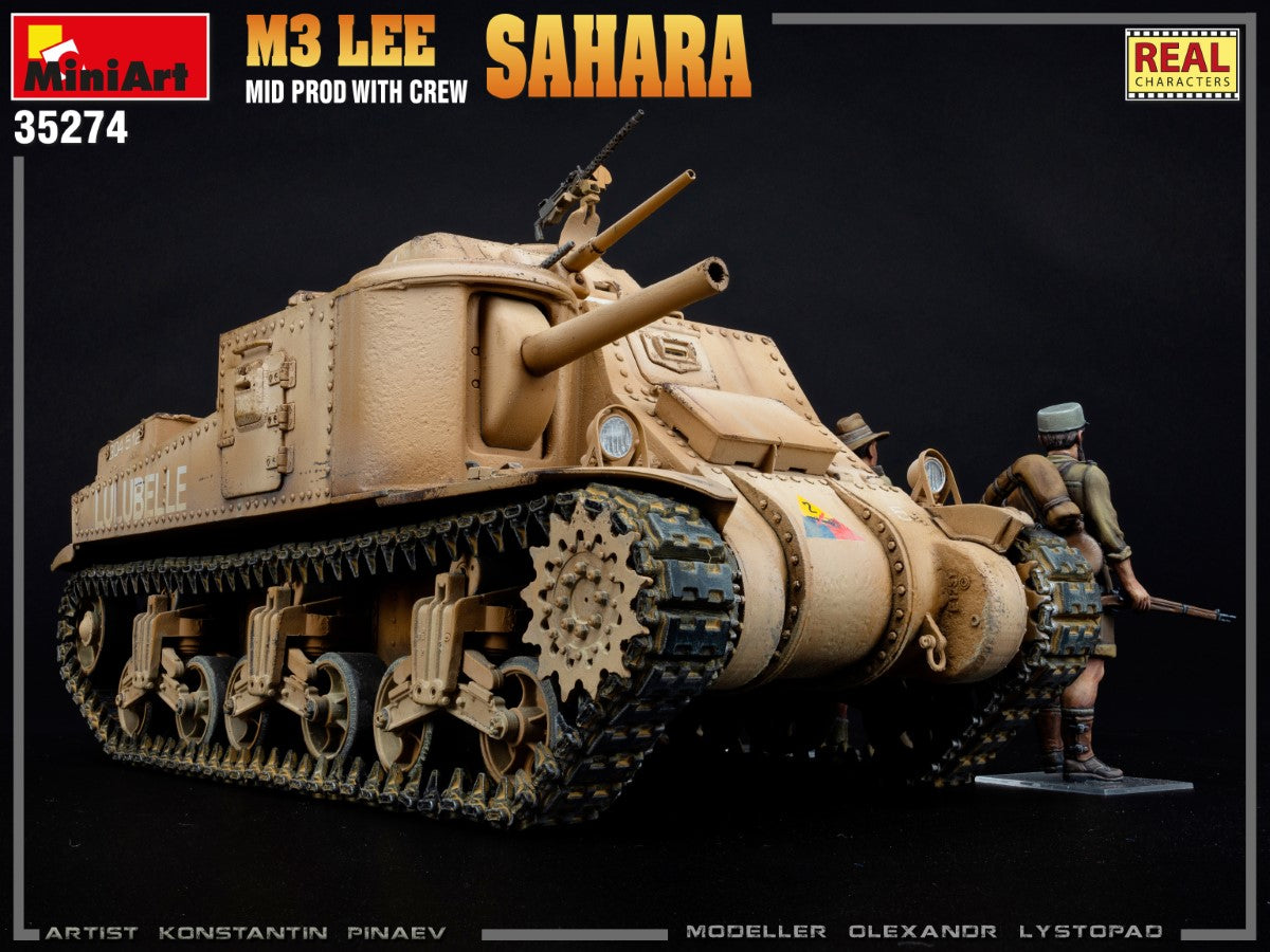 MiniArt 1:35 WWII M3 Lee - Sahara  version with crew 35274