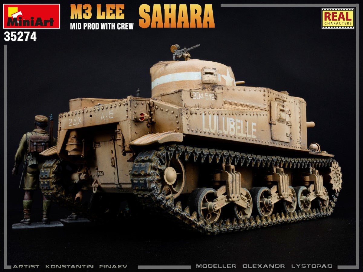 MiniArt 1:35 WWII M3 Lee - Sahara  version with crew 35274