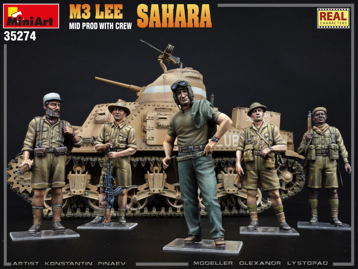 MiniArt 1:35 WWII M3 Lee - Sahara  version with crew 35274