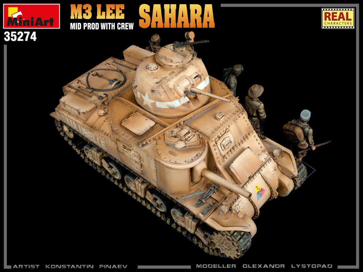 MiniArt 1:35 WWII M3 Lee - Sahara  version with crew 35274