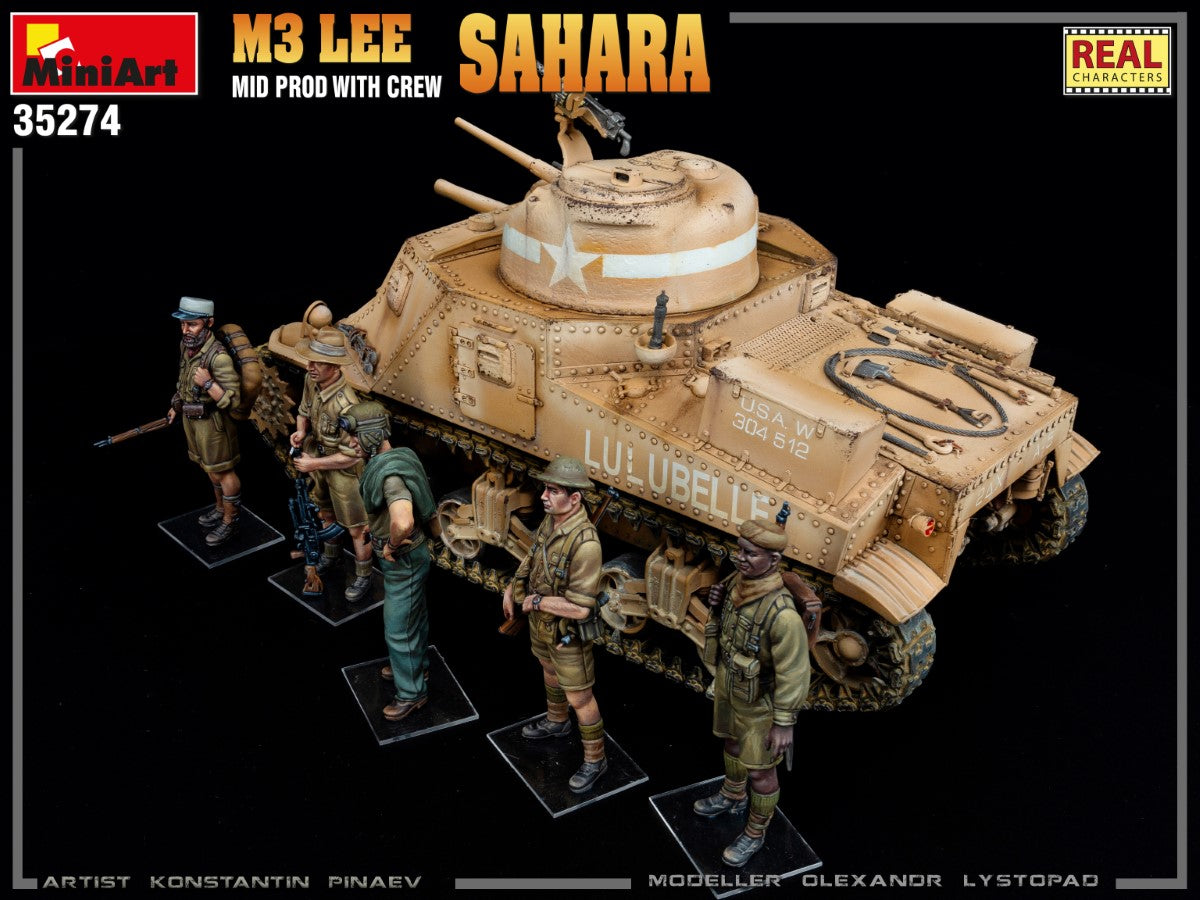 MiniArt 1:35 WWII M3 Lee - Sahara  version with crew 35274