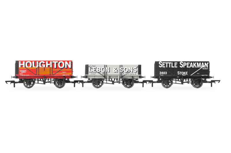 Hornby Triple Wagon Pack Houghton Main Thos. Lebon & Sons & Settle Speakman  R60116