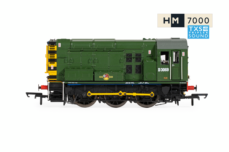 Hornby BR Class 08 0-6-0 D3069 - Era 5 (Sound Fitted) Diesel 5 Late British Railways R30301TXS