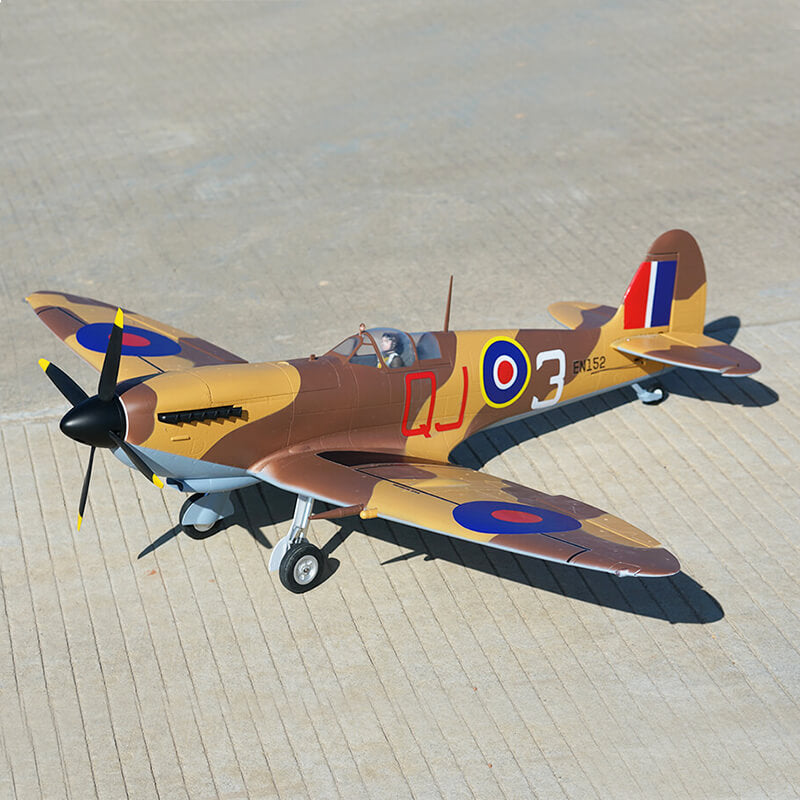 XFLY SUPERMARINE SPITFIRE MKIX BROWN 1200MM WITHOUT TX/RX/BATT - FOR PRE ORDER ONLY - EXPECTED MID MARCH