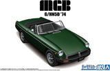 Aoshima 1/24 The Model Car Series No.102 BLMC G/HN5D MGB MK-3 1974 Model Kit