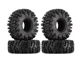INJORA Swamp Claw 1.0in 64x24mm S5 Mud Terrain Tires for 1/18 1/24 RC Crawler (box 10)