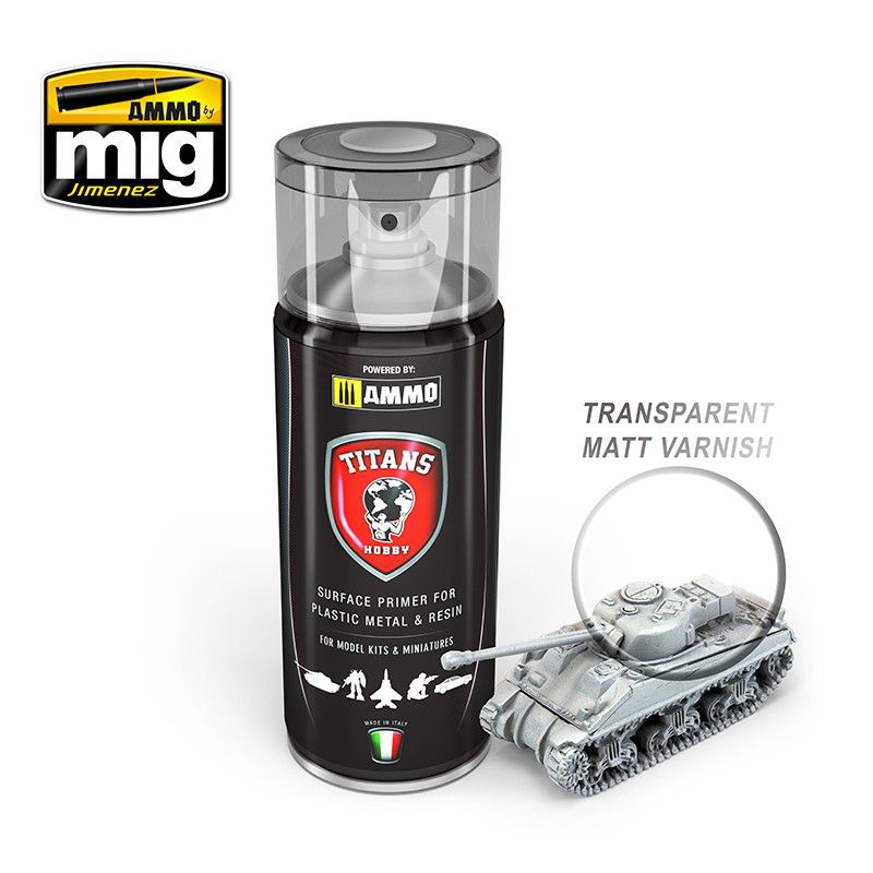 Titans Hobby: Transparent MATT Varnish Ammo By Mig - TTH110