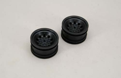 Cen Car Spares Wheel-Black 54x34mm (Pk2) - F.F 4WD FF028BK (Box 108)