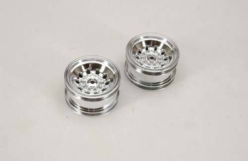 Cen Car Spares Wheel-Silver 54x34mm(Pk2) - F.F 4WD FF028S (Box 108)