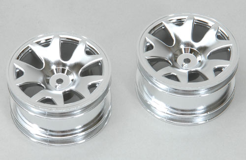 Cen Car Spares Wheel-5Y Spoke/Silver/Pk2 - 4WD FF075S (Box 108)