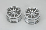 Cen Car Spares Wheel-10 Spoke/Silver/Pk2 - 4WD FF076S (Box 108)