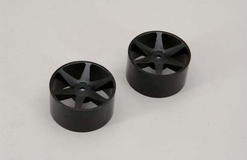 Cen Car Spares Fr Wheel-6 Spoke/Blk/1:10 (Pk2)Foam CENSP47 (BOX 89)
