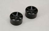 Cen Car Spares Fr Wheel-6 Spoke/Blk/1:10 (Pk2)Foam CENSP47 (BOX 89)